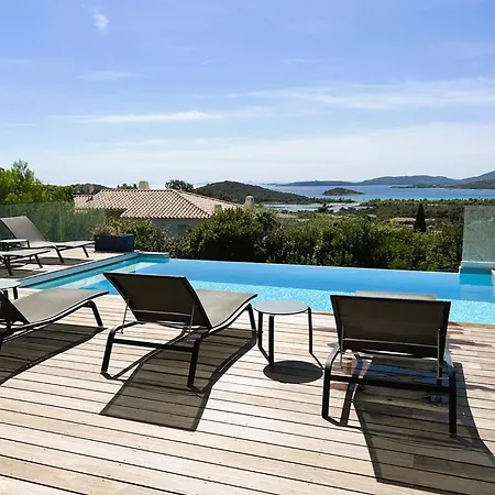 Arazu, 10 Personnes, Piscine Chauffee, Vue Mer, 15 Minutes A Pieds * Cirendinu